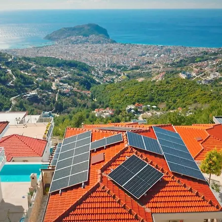 Qoople Tepe With Infinity Pool And Panoramic View Alanya