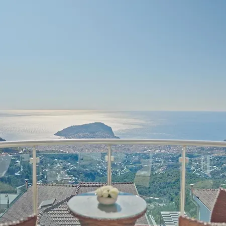 Qoople Tepe With Infinity Pool And Panoramic View 알란야